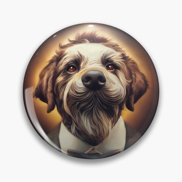 Item preview, Gentleman dog | Hyperrealistic painting | Gift for dog and animal lovers designed and sold by AsabIIArt.