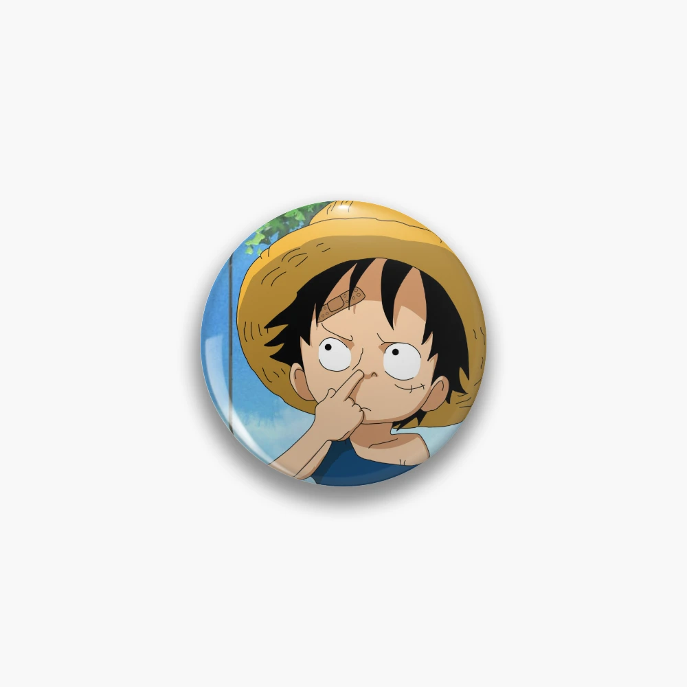 One Piece Monkey D. Luffy, Vector Anime - Manga - Pin