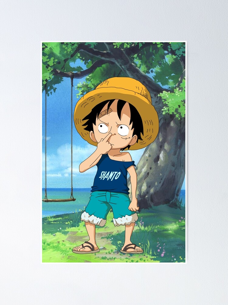 Luffy One Piece- Anime Block Kit Posters