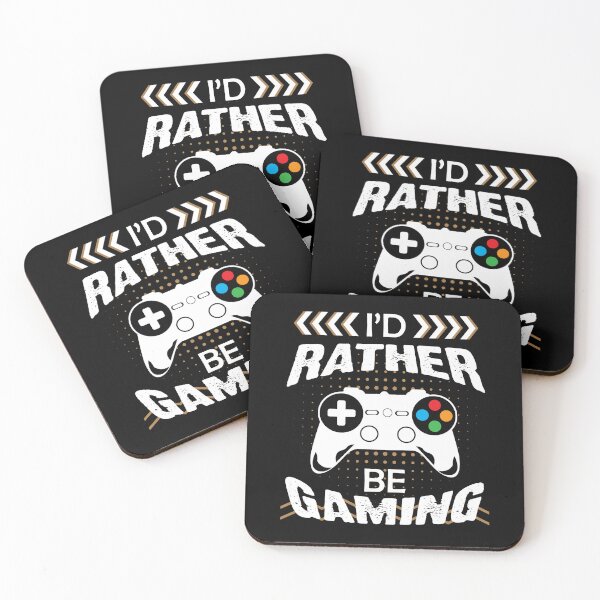 Item preview, I'd Rather Be Gaming designed and sold by Ruinn Store.