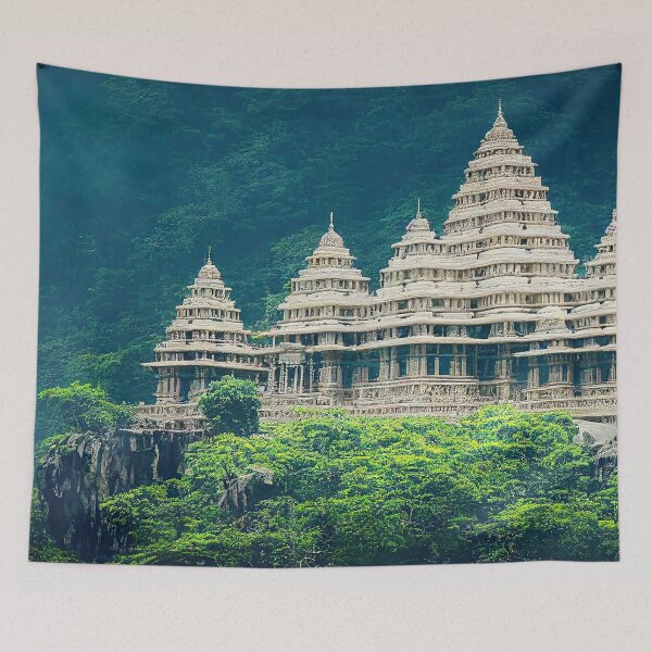 Item preview, Mountaintop Temple (Variation) designed and sold by OccultDreams.