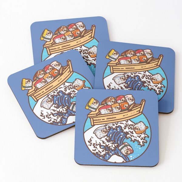 Item preview, Sushi Puglie and the Great Wave designed and sold by Puglie Pug.