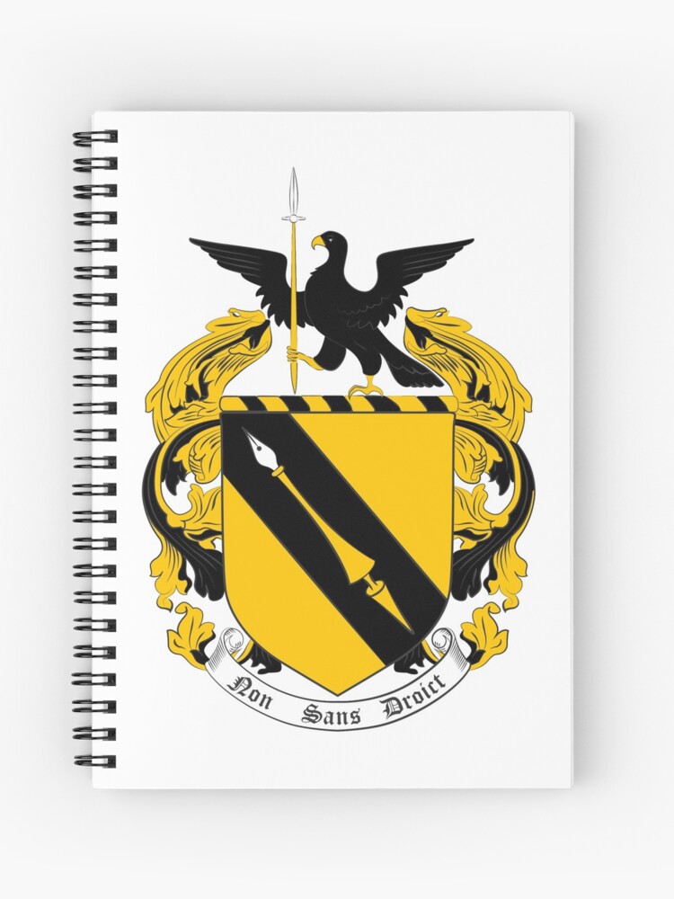 Shakespeare Coat Of Arms Spiral Notebook By Merchhare Redbubble