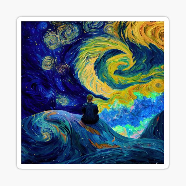 Vista previa del artículo con la obra «Ilustraciones inspiradas en Vincent van Gogh», diseñado y vendido por VISIONARTIST.