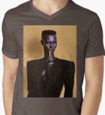 Grace Jones Men's V-Neck T-Shirt