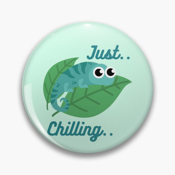 Item preview, Just chillig cute chameleon designed and sold by JJMasters.