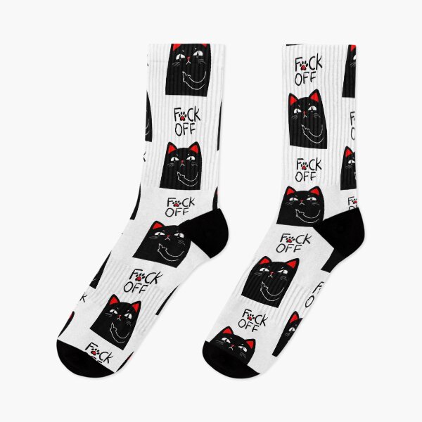 Item preview, Fuck off funny cat designed and sold by Anime-but-black.