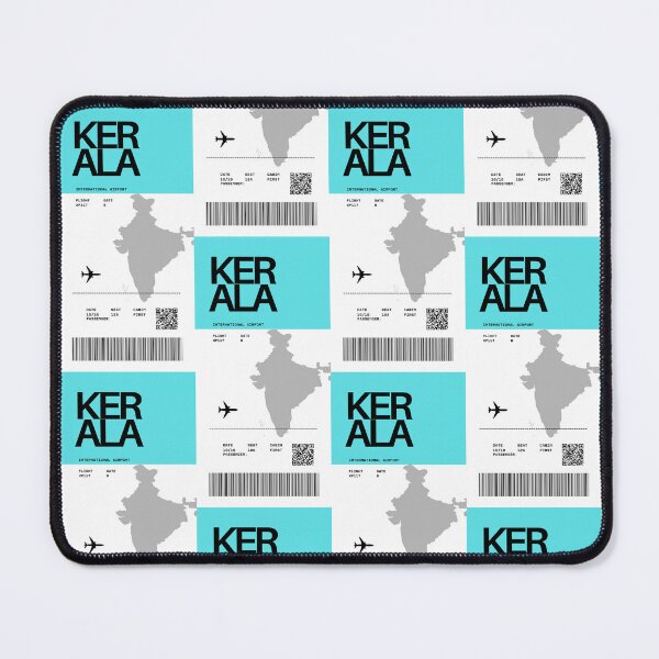 Item preview, Boarding Pass Kerala India designed and sold by TangerineTeez.
