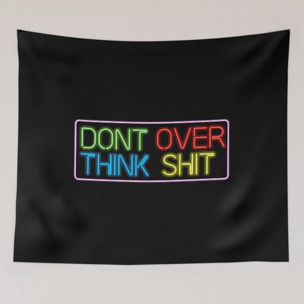 Item preview, DONT OVER THINK SHIT (Kenny Beats - The Cave) designed and sold by prakosokoil.