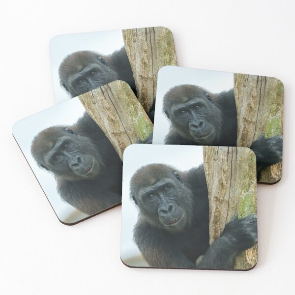 Item preview, Gorilla Behind The Tree designed and sold by rawshutterbug.
