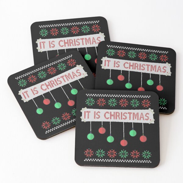 Item preview, It Is Christmas Ugly Christmas Sweater Funny Sign Ornaments designed and sold by IsraelCastro.