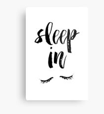 Sleep In Metal Print