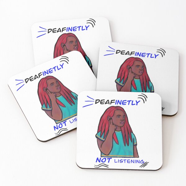 Item preview, Deafinetly Not Listening -Light  designed and sold by JupiterRoseArt.