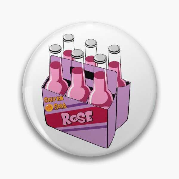 Item preview, Saiyan Soda - Rose - Dragon Ball  designed and sold by HHGizmo.