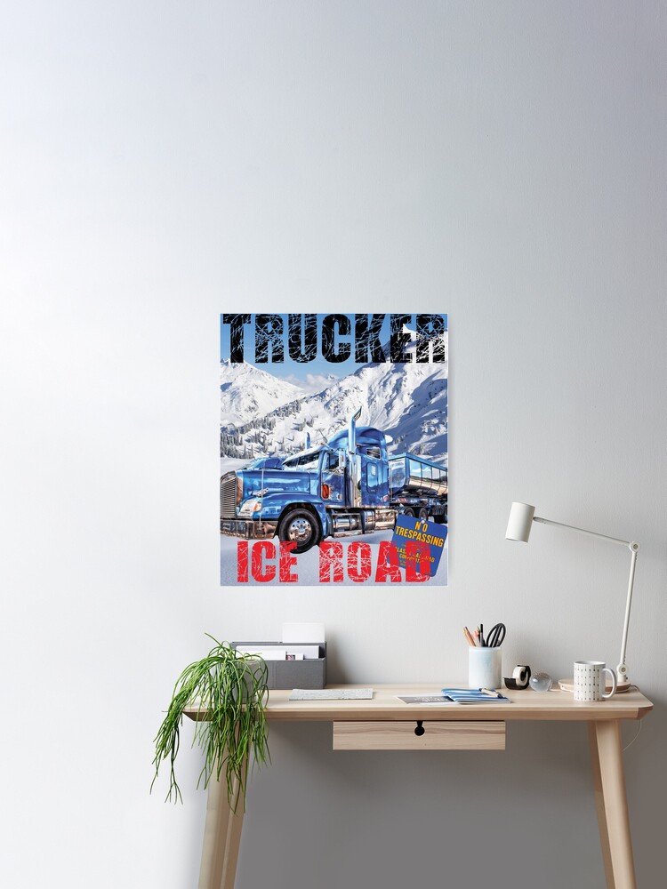 TRUCKER ICE ROAD ALASKA| GIFT FOR TRUCKERS | GIFT FOR TRUCK DRIVERS| ICE  ROAD ALASKA | Sticker