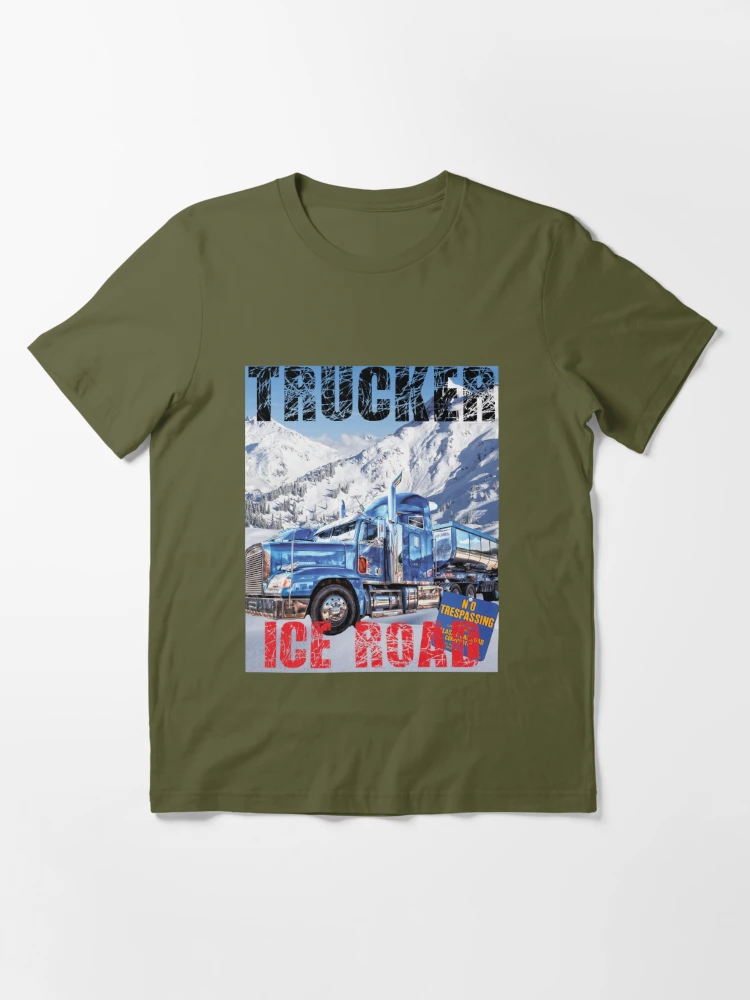 TRUCKER ICE ROAD ALASKA, GIFT FOR TRUCKERS, GIFT FOR TRUCK DRIVERS, ICE  ROAD ALASKA Sticker for Sale by al21ex