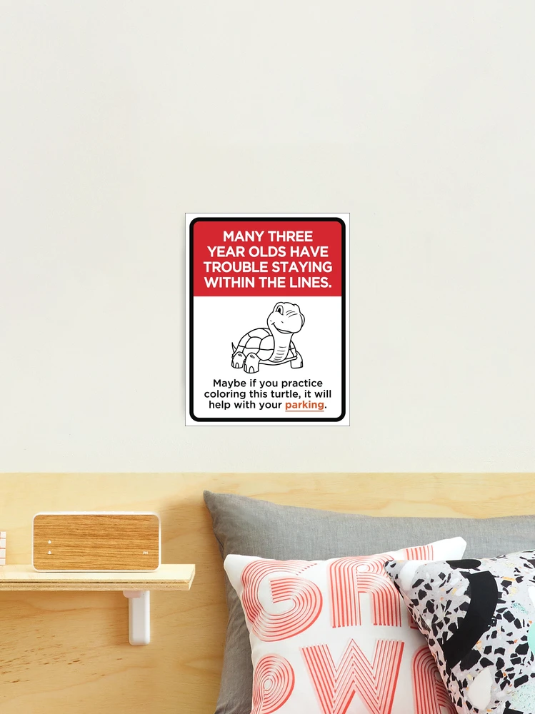 Bad Parking Note - Funny Joke Signs bad-parking-note-funny-joke-signs-photographic-print-for-sale-by-koleidescope-redbubble