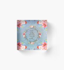 I am hers and she is mine. GOT Wedding Vows Acrylic Block