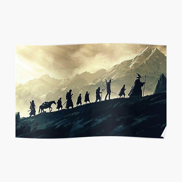 Walking at dusk Poster