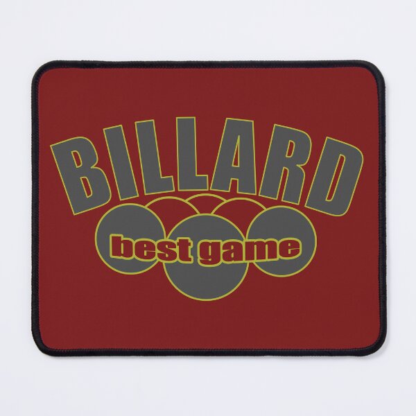 Item preview, Billiard Best Game, billiard motif for 10-ball, 9-ball and 8-ball pool players, billiard players designed and sold by ChrUzDesigner.