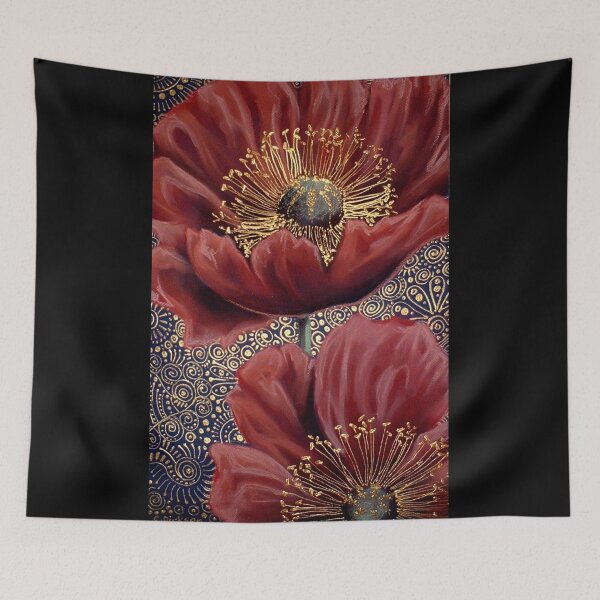Item preview, Red Poppies II designed and sold by Cherie Roe Dirksen.