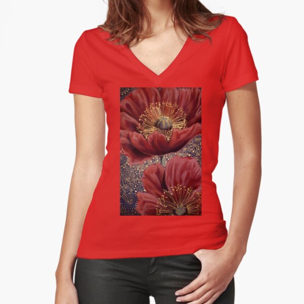Fitted V-Neck T-Shirt