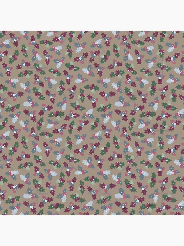 Holly Christmas Pattern by PrintablesP