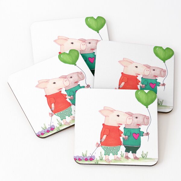 Item preview, The little pigs with the ball designed and sold by Mjika.