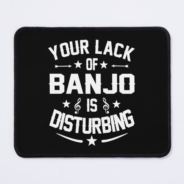 Item preview, Banjo Player Distrurbing Quote Gift Sticker designed and sold by raynesjestero.
