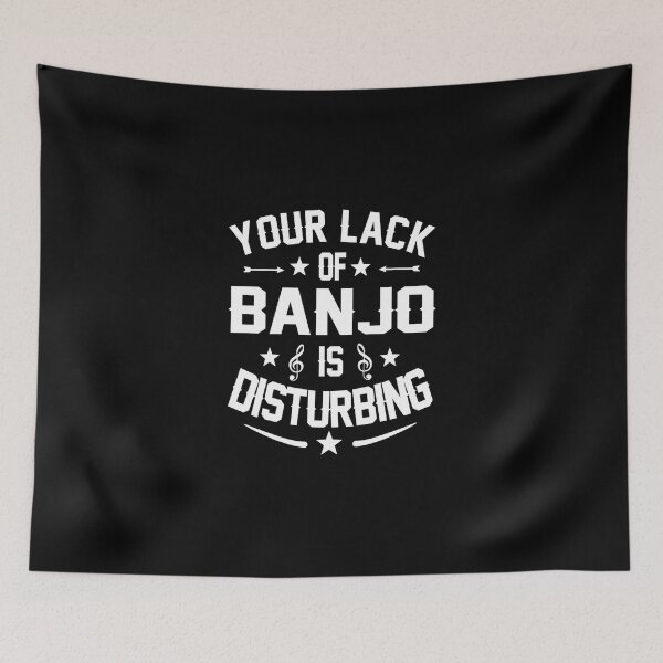 Item preview, Banjo Player Distrurbing Quote Gift Sticker designed and sold by raynesjestero.