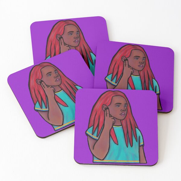 Item preview, Deaf girl No Words - Auslan designed and sold by JupiterRoseArt.
