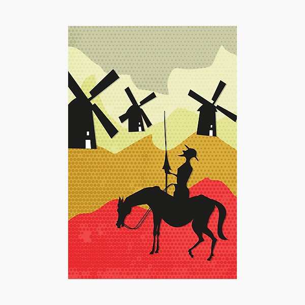 Item preview, Tilting at windmills, Don Quixote designed and sold by Printables Passions.