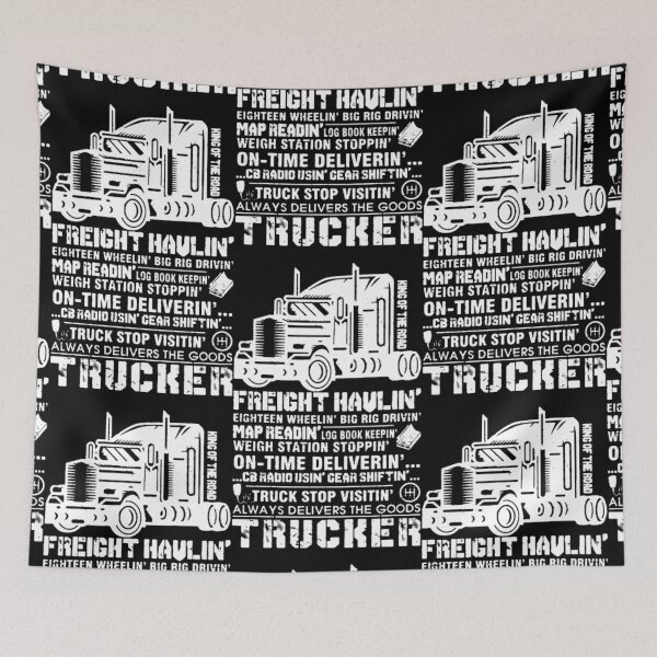 Item preview, Freight Haulin Trucker designed and sold by aryagiri.
