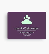 Lando Calrissian - Star Wars Canvas Print