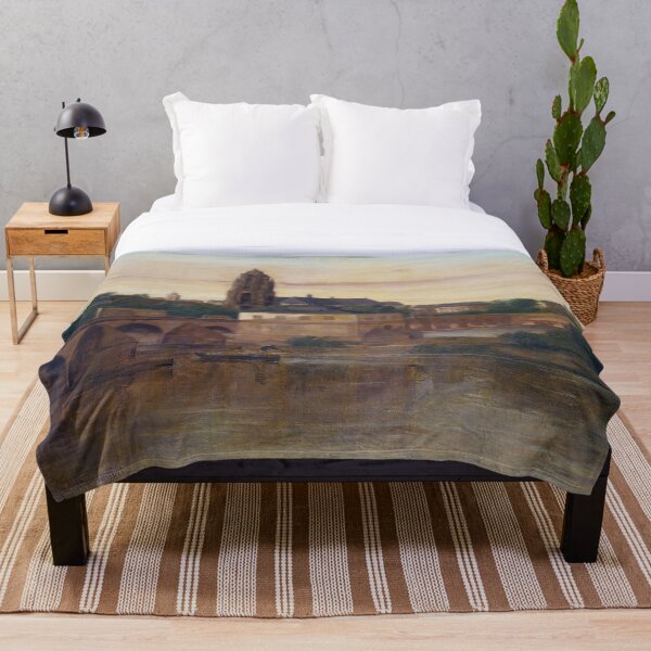 Item preview, Gustave Courbet View of Frankfurt am Main with the Old Bridge from Sachsenhausen, beautiful city view designed and sold by artistsandart.