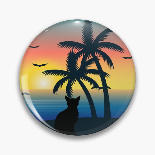 Item preview, Cat looking at sunset designed and sold by MJ DESIGN.
