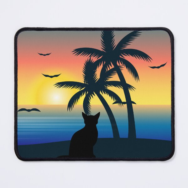 Item preview, Cat looking at sunset designed and sold by MJ DESIGN.