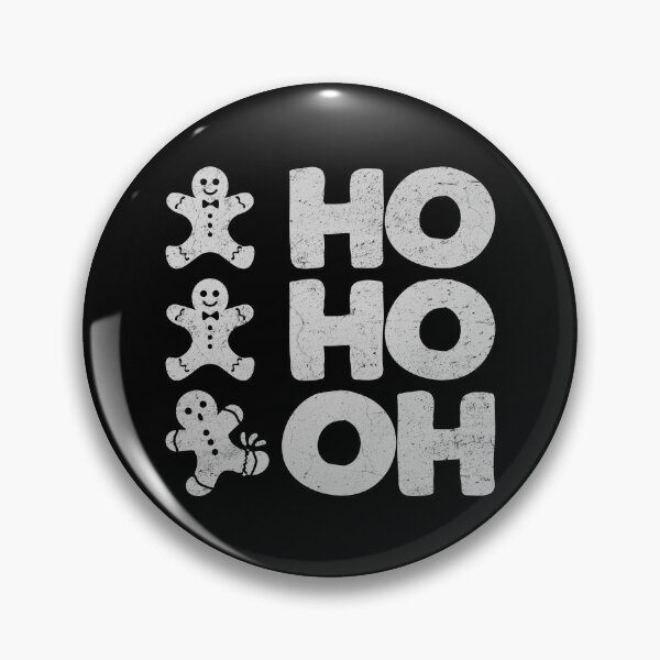 Item preview, Ho Ho Oh Gingerbread Snap - Funny Gingerbread Christmas Cookie Lover designed and sold by fooderiffic.