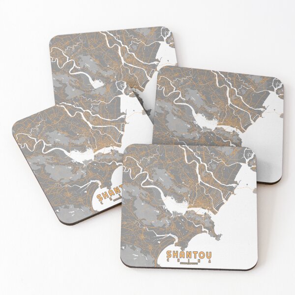 Item preview, Shantou City Map of Guangdong, China - Bauhaus designed and sold by deMAP.