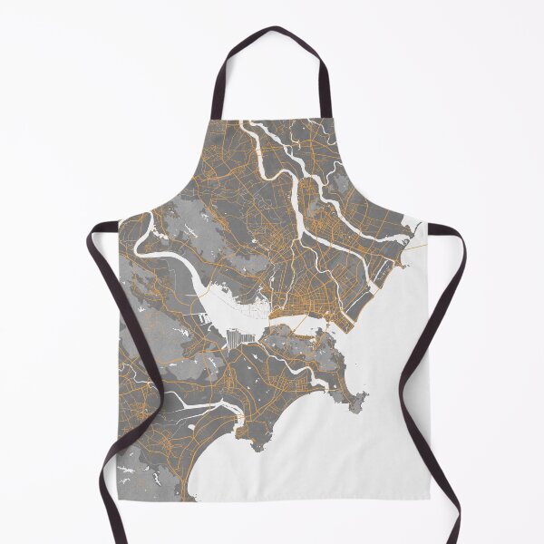 Item preview, Shantou City Map of Guangdong, China - Bauhaus designed and sold by deMAP.