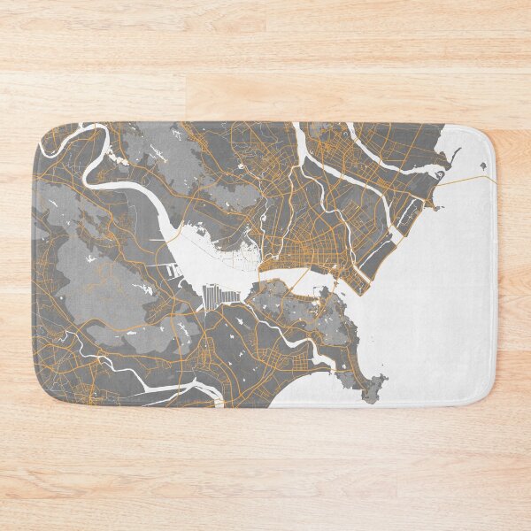 Item preview, Shantou City Map of Guangdong, China - Bauhaus designed and sold by deMAP.