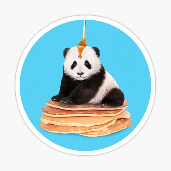 PANCAKE PANDA Sticker