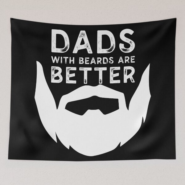 Item preview, Dads With Beards Are Better Funny Father's Quote Gifts designed and sold by henrymencia.