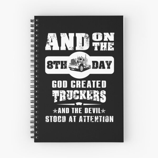 Item preview, God Created Trucker on 8th Day  designed and sold by aryagiri.