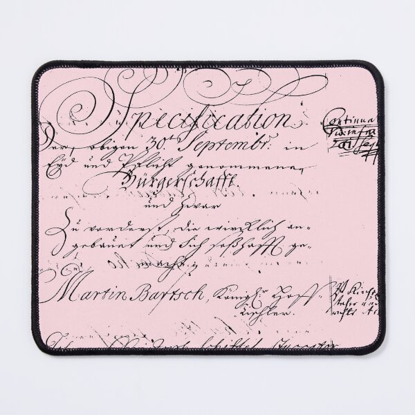 Item preview, 18th Century Antique Handwritten Letter in Pink designed and sold by WisdomInspired.