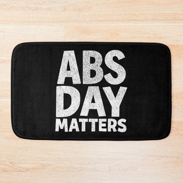 Item preview, abs day matters gym fitness bodybuilding gift haselshirt transparent designed and sold by urmaldinjosy.