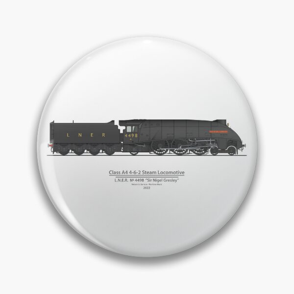 Item preview, 4498 Sir Nigel Gresley Return To Service 2022 designed and sold by Steve H Clark.