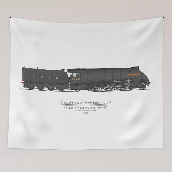 Item preview, 4498 Sir Nigel Gresley Return To Service 2022 designed and sold by Steve H Clark.