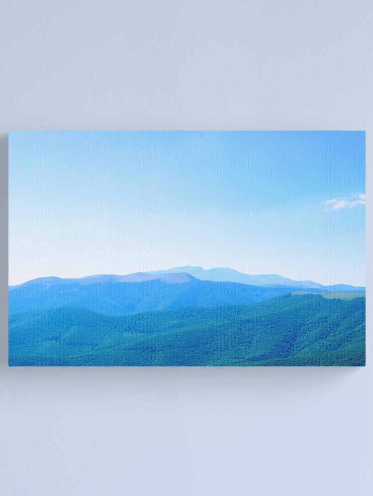 Thumbnail 1 of 3, Canvas Print, Green Mountains designed and sold by Mallorn.