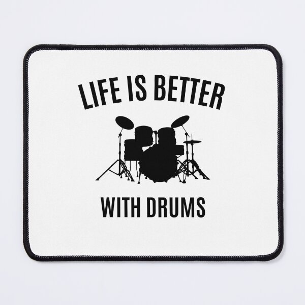 Item preview, Life is Better With Drums graphic shirt designed and sold by Timhoganmusic.